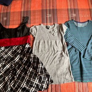 Girls lot of three sized 6-8 dresses